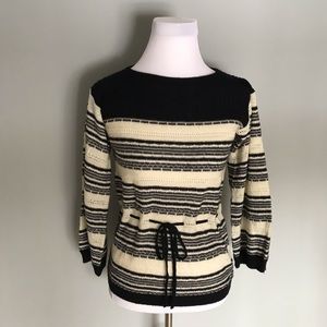 Vintage drawstring waist sweater